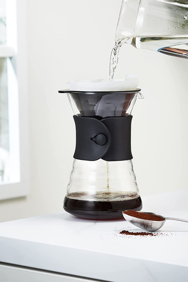 V60 Drip Coffee Decanter, 700Ml, Black