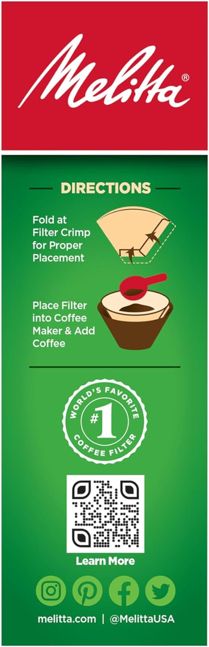 #2 Cone Coffee Filters, Unbleached Natural Brown, 100 Count (Pack of 6) 600 Total Filters Count - Packaging May Vary