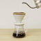 V60 Pour over Set with Ceramic Dripper, Glass Server, Scoop and Filters, Size 02, White