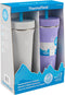 32Oz Insulated Standard Straw Tumbler, 2-Pack, Cloud Gray/Periwinkle