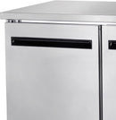 AUC48R 48" Undercounter Worktop Refrigerator - 12 Cubic Feet, 2 Section, 2 Doors, Stainless Steel, 115V