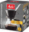 Pour-Over Coffee Brewer W/ Glass Carafe, Holds 6 - 6 Oz Cups, Black