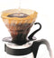 V60 Glass Coffee Dripper, Size 02, Black