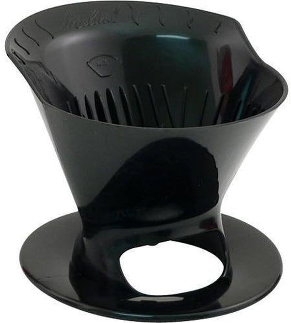 64007 1 Cup Black Pour-Over Coffee Brew Cone