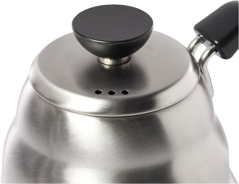 V60 "Buono" Drip Kettle Stovetop Gooseneck Coffee Kettle 1.2L, Stainless Steel, Silver