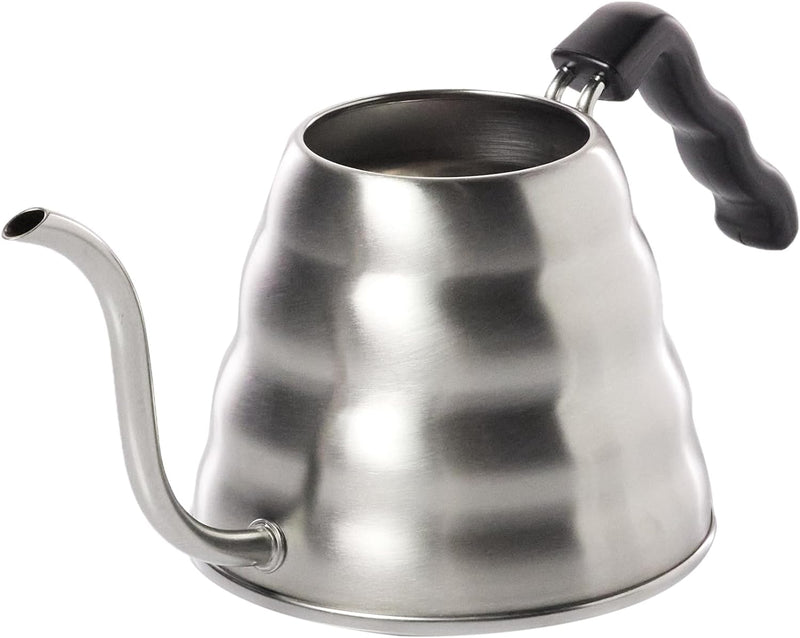 V60 "Buono" Drip Kettle Stovetop Gooseneck Coffee Kettle 1.2L, Stainless Steel, Silver