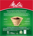 #4 Cone Coffee Filters, Unbleached Natural Brown, 100 Count (Pack of 6) 600 Total Filters Count - Packaging May Vary