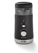 Automatic Coffee Grinder with 5 Presets, 12 Cup Capacity, Black – Ideal for Home Use and Espresso Lovers