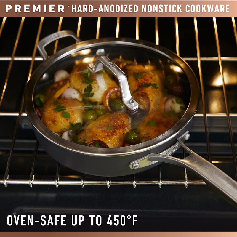 Premier Hard-Anodized Nonstick 8.5-Quart Dutch Oven with Lid