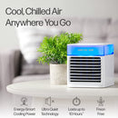 Pure Chill 2.0 Evaporative Air Cooler by  - Powerful, Quiet, Lightweight and Portable Space Cooler with Hydro-Chill Technology for Bedroom, Office, Living Room & More,Blue