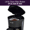 Black Coffee Maker, 12 Cups, with Auto Pause and Glass Carafe, Perfect for Home and Office Use