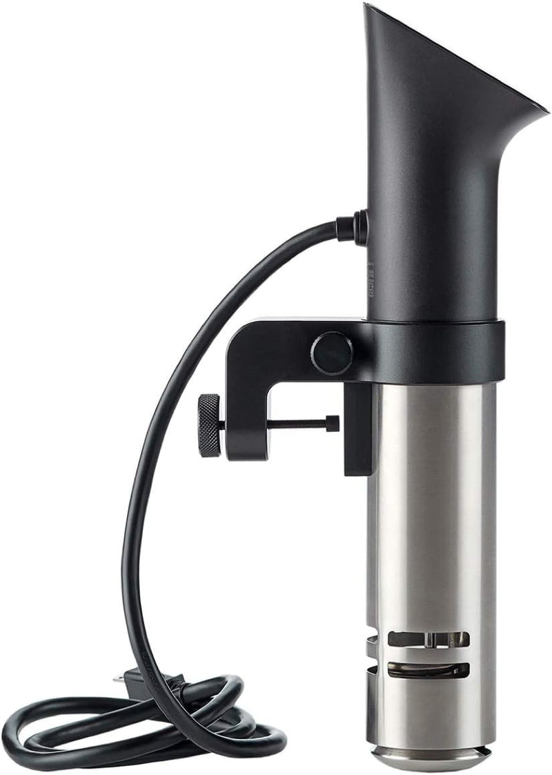 Sous Vide Precision Cooker Pro, 1200 Watts, Black and Silver