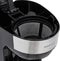 12 Cup Coffee Maker with Reusable Filter, Black & Stainless Steel