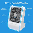 Outdoor Evaporative Cooler, Portable & Ultra-Quiet Air Cooler with 4 Fan Speeds, USB Rechargeable, 6-Hour Battery Life, Great for the Beach, Pool, Deck, Garden & More,White