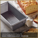 10-Piece Nonstick Bakeware Set, Includes Baking Sheet, Cookie Sheet, Cake Pans, Muffin Pan, and More, Dishwasher Safe, Silver